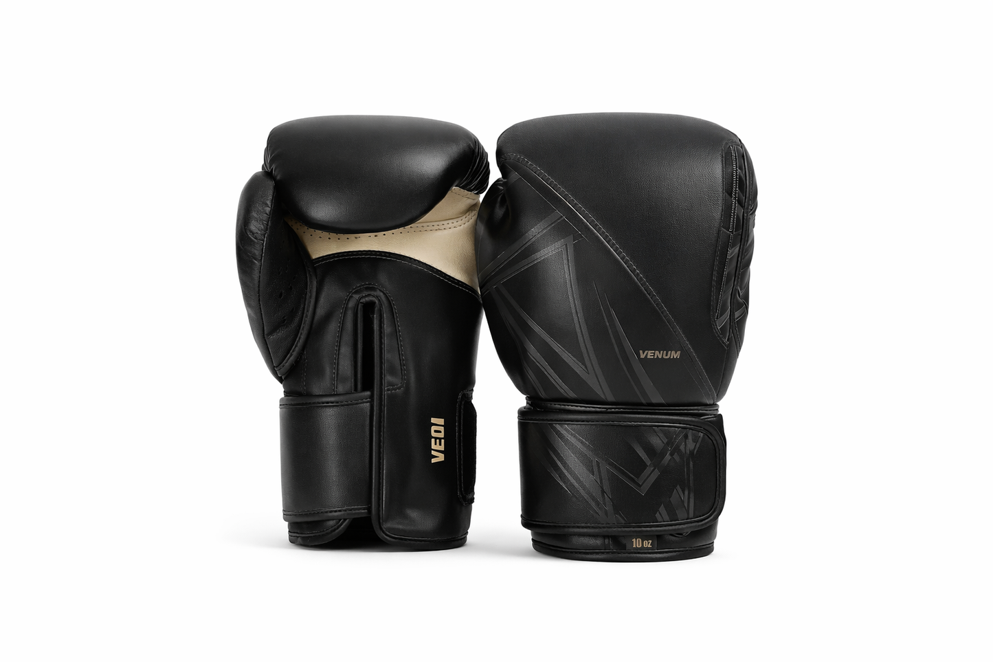 Venum Tecmo 2.0 Boxing Gloves – Black (10 oz)