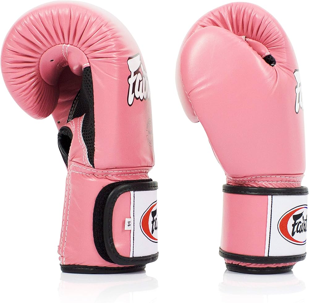 Fairtex BGV1 Breathable Compact Muay Thai Boxing Gloves 12oz – Pink