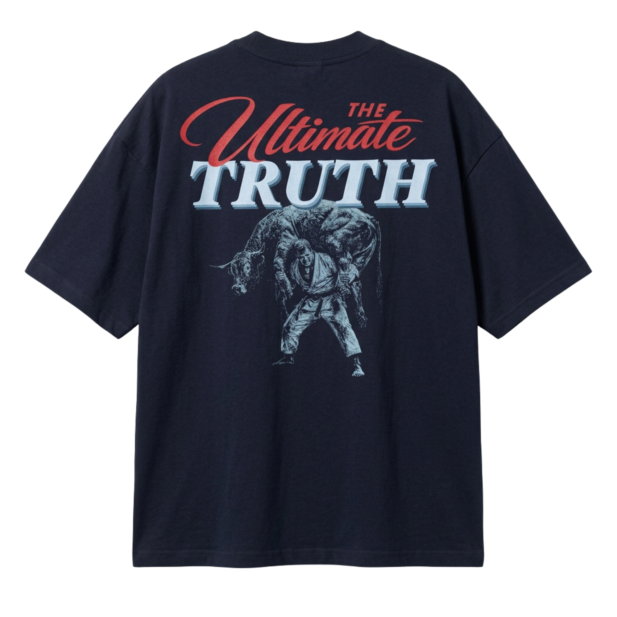 Camiseta gráfica SEIKEN «La verdad definitiva» – Azul marino