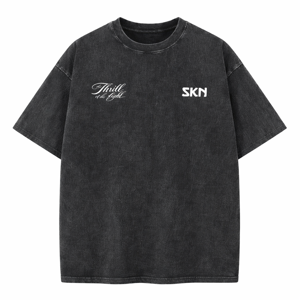 SEIKEN “The Thrill” Camisa Gráfica – Negro Lavado