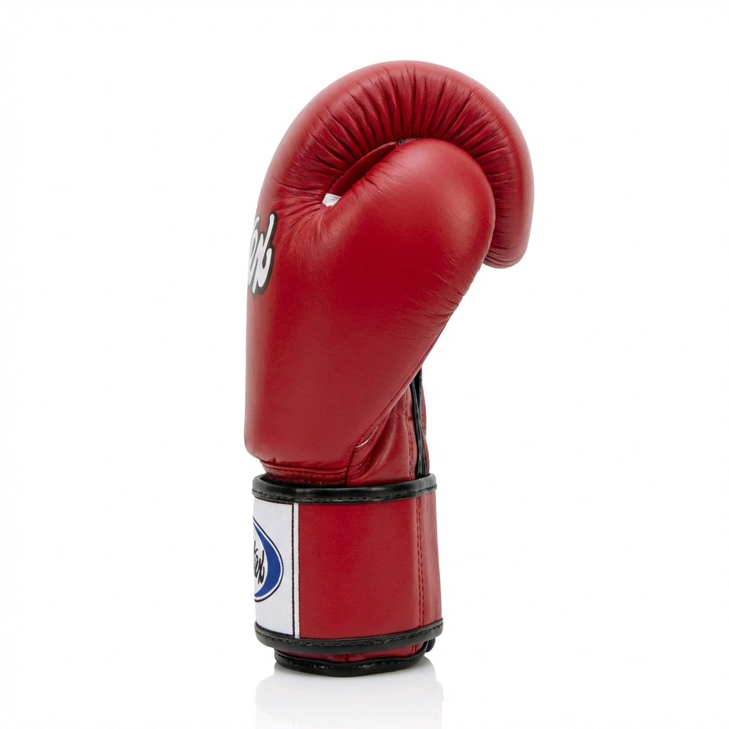 Guantes de Boxeo Muay Thai Fairtex BGV1 14oz – Azul / Rojo