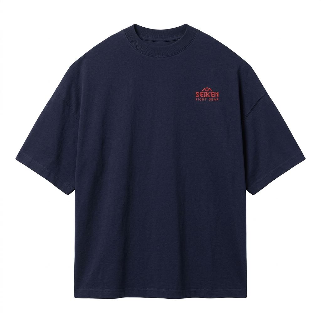 Camiseta gráfica SEIKEN «La verdad definitiva» – Azul marino